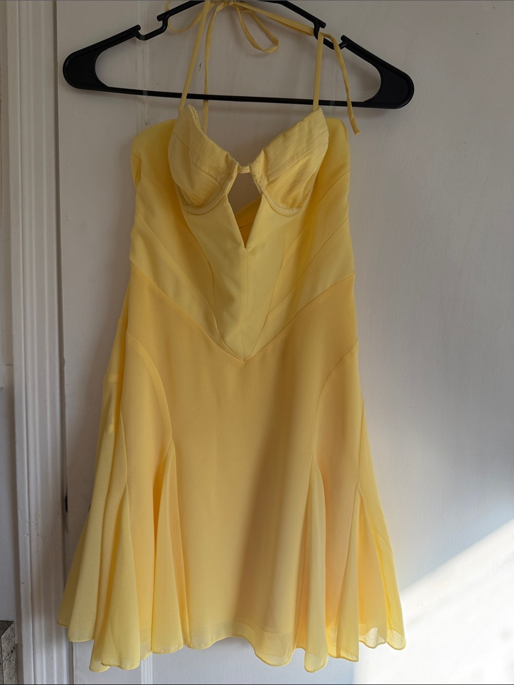 Oh Polly Mini yellow summer dress